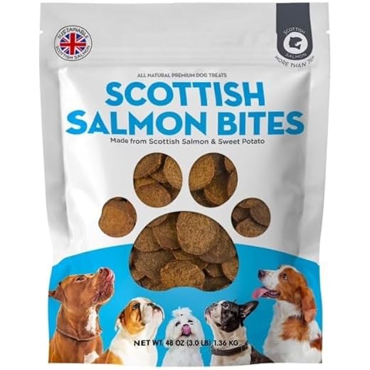 Scottish Salmon Bites Dog Treats 48 oz.