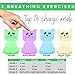Calm Collective Calming Cat Breathing Trainer Light for Calming Stress, Anxiety Relief Items for ADHD, Mindfulness Meditation Tools, Great Self Care and Mental Health Gifts