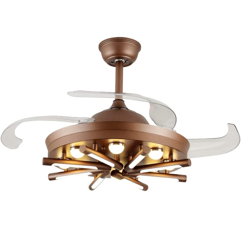 Plafonniers et ventilateurs de plafond silencieux LED avec télécommande pour maison