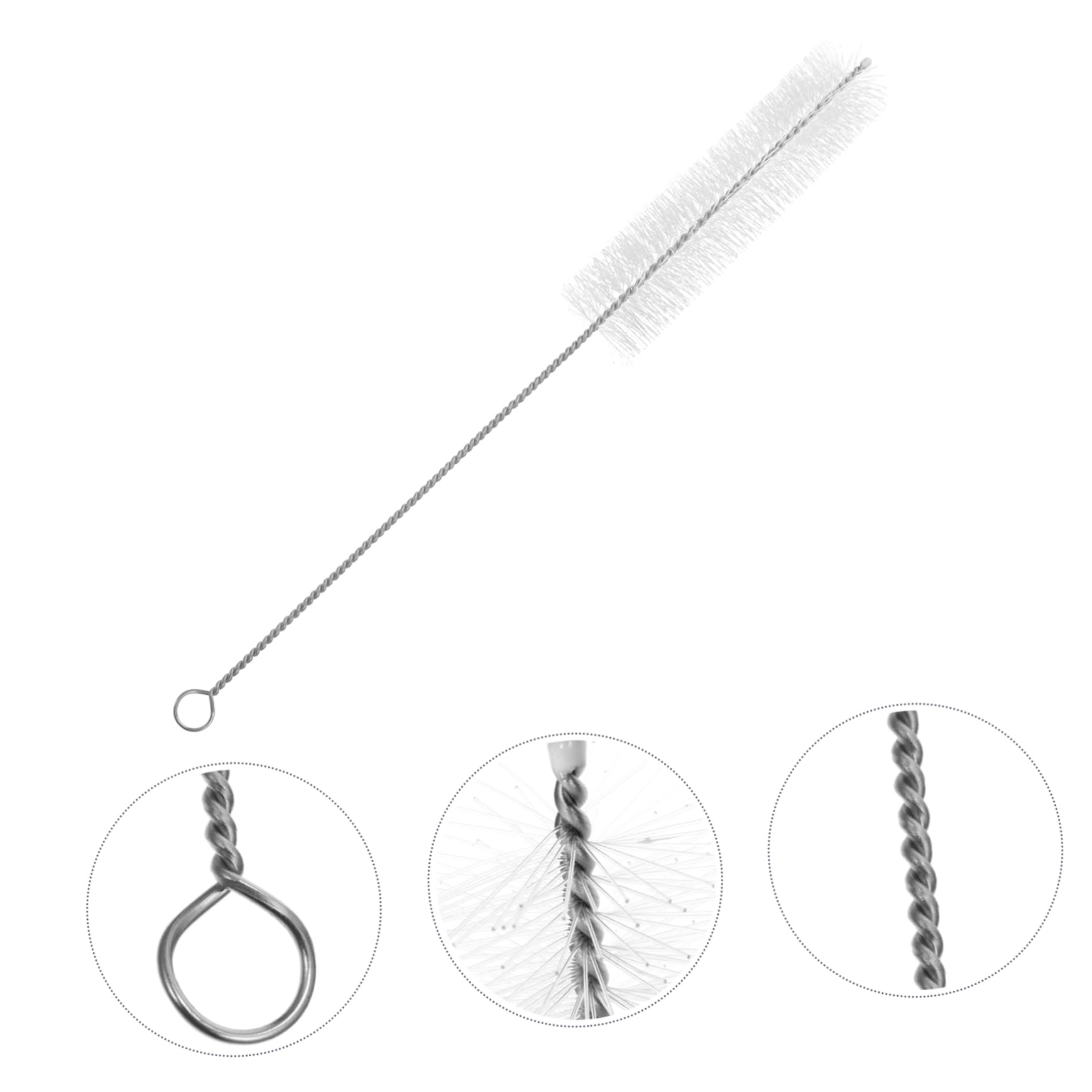 minkissy Juego De 3 Juegos De 10 Piezas De Cepillos De Limpieza para Biberones Mango De Cepillo Herramientas De Limpieza para Chupetes Cepillo De Pajita para Limpieza Profunda.