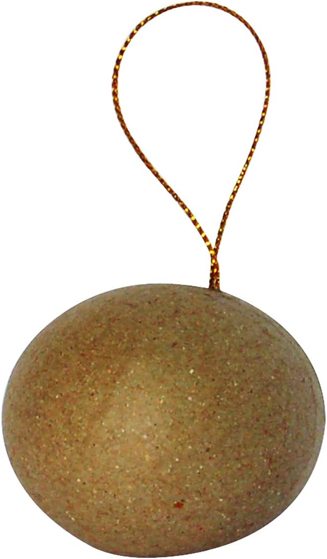 Décopatch - Ref NO006O - Baubles (Pack of 6) - Papier Maché Object to Decorate - 6.5 x 6.5 x 6.5cm - Decorate with Décopatch Papers & PaperPatch Glue, Glitter, Paints