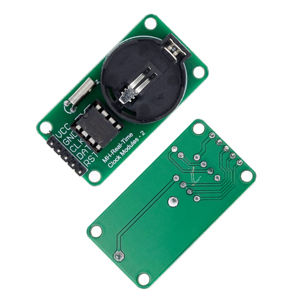 DollaTek 5Pcs Smart Electronics DS1302 Modulo orologio in tempo reale per Arduino UNO Development Board Kit fai da te