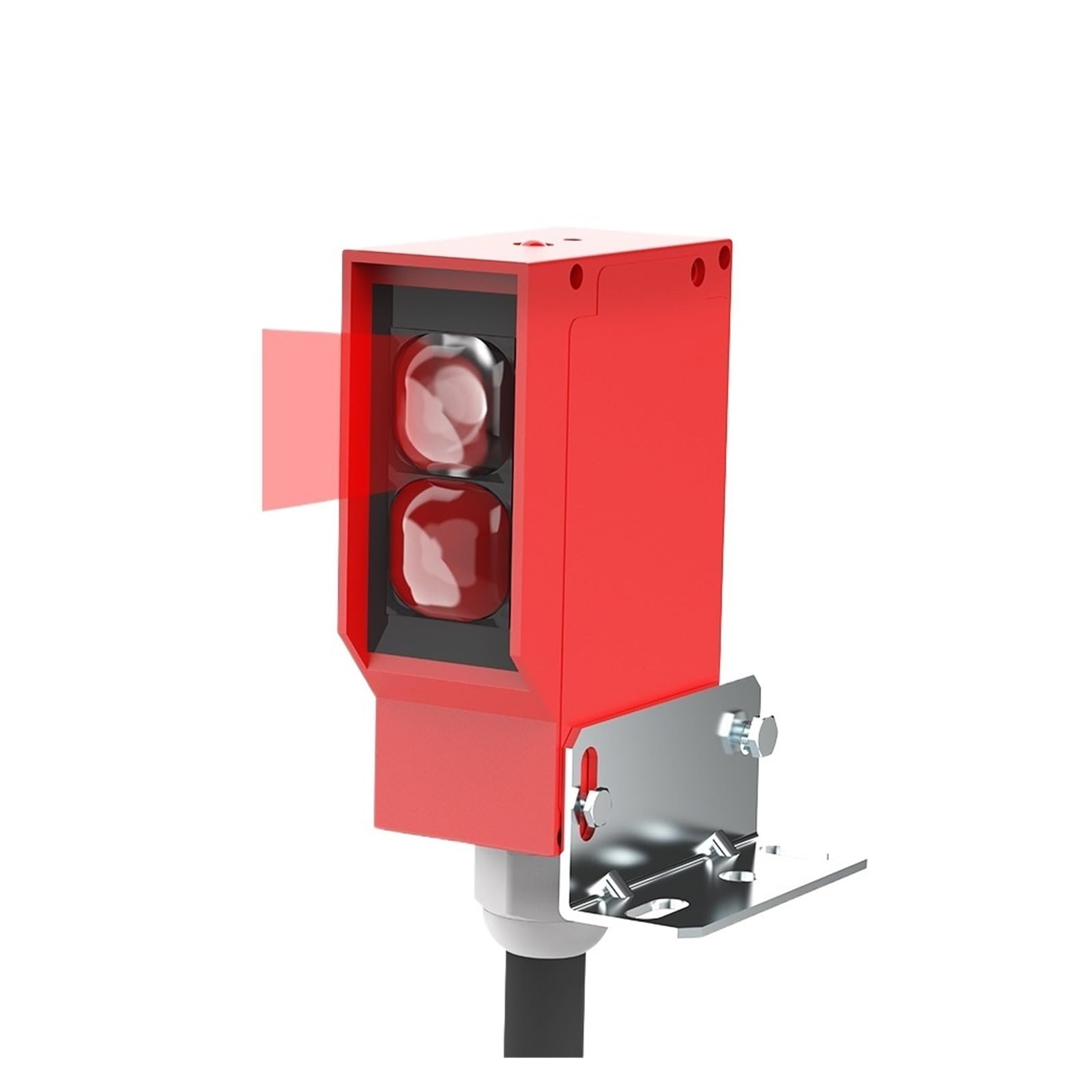 JJKKOZVQF Square Photoelectric Sensor Optic Infrared Switch Diffuse Reflection IP67 24-220V AC DC Universal 7m Distance(3-Wire NPN NO IP65)