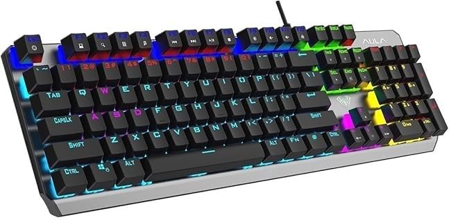 AULA F2066 Keyboard connected to a computer