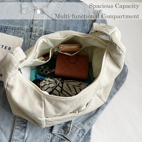 Bolso Tote Crossbody de Pana para Mujer miniatura 6