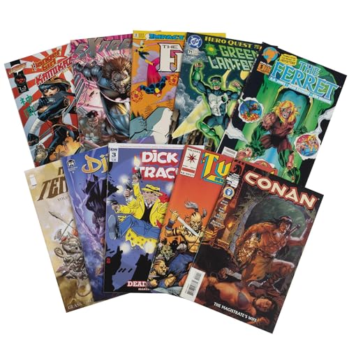 10 Assorted Comic Book Value Collection-...