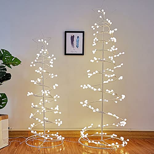Amazon.co.jp: 4フィート スパイラルクリスマスツリーライト ホワイト