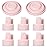 [8-Count] Papablic Duckbill Valves and Silicone Membrane Compatible with Spectra S1, S2 and 9 Plus Breastpumps, Not Original Spectra Pump Parts, BPA/DEHP Free, Pink