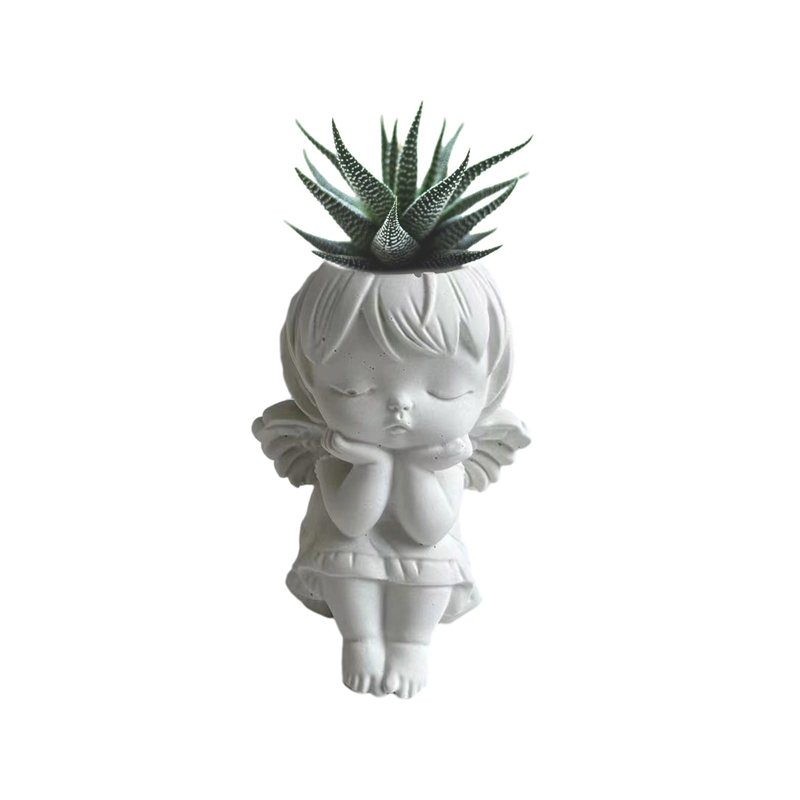 Moules en silicone pour pot de fleurs en forme d'aile - Moule en résine - Décoration de jardin - Porte-stylo en silicone