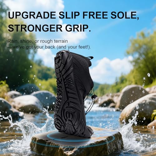 Image of ELETON Barefoot Shoes Women Men Footwear, Wide Toe Box Hiking Zero Drop Non-Slip Quick-Dry River Boat Pool Beach Water Shoes, Lightweight Swimming Running Walking Sneakers Unisex