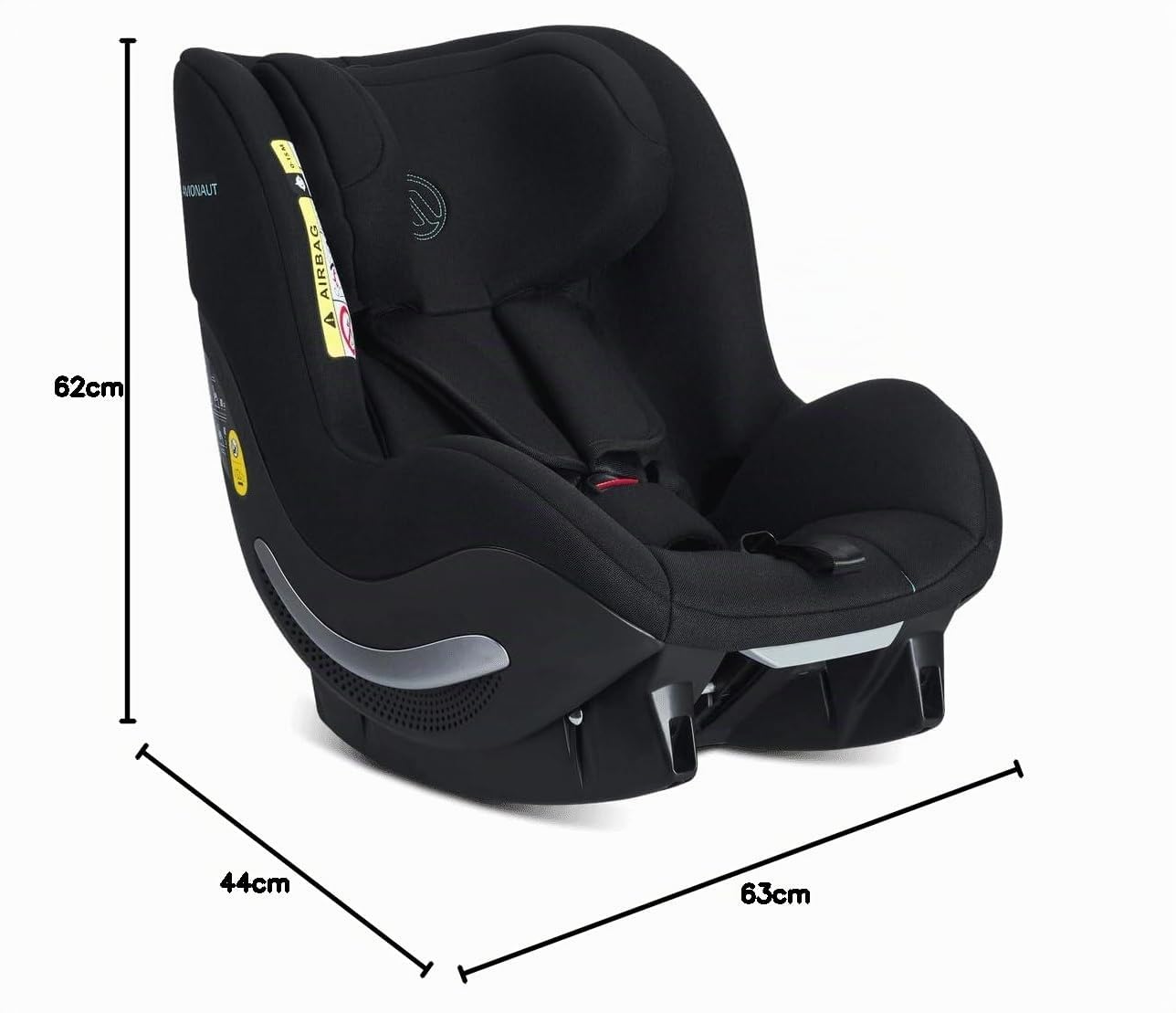 Avionaut AeroFIX Smart Kindersitz – vorwärts & rückwärts, ECE R129, Seitenaufprallschutz, Ruheposition, bis 18,5 kg / 105 cm, AGR-zertifiziert