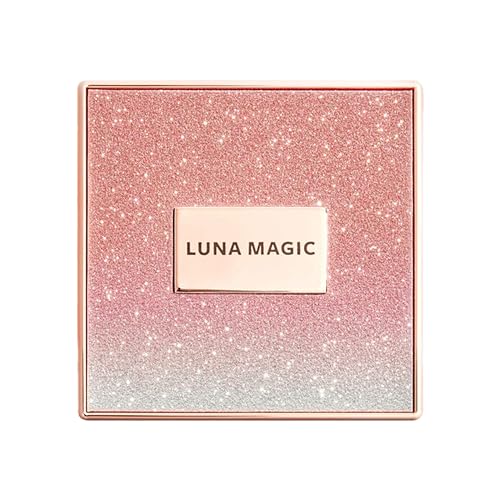 Image of Luna Magic Soft Perfection Pressed Powder Foundation with Vitamin E, Cocoa Butter & Shea Butter for Sheer Coverage & Matte Finish - IPSY Featured, Vegan & Cruelty-Free Face Cosmetics - Deep - 6g