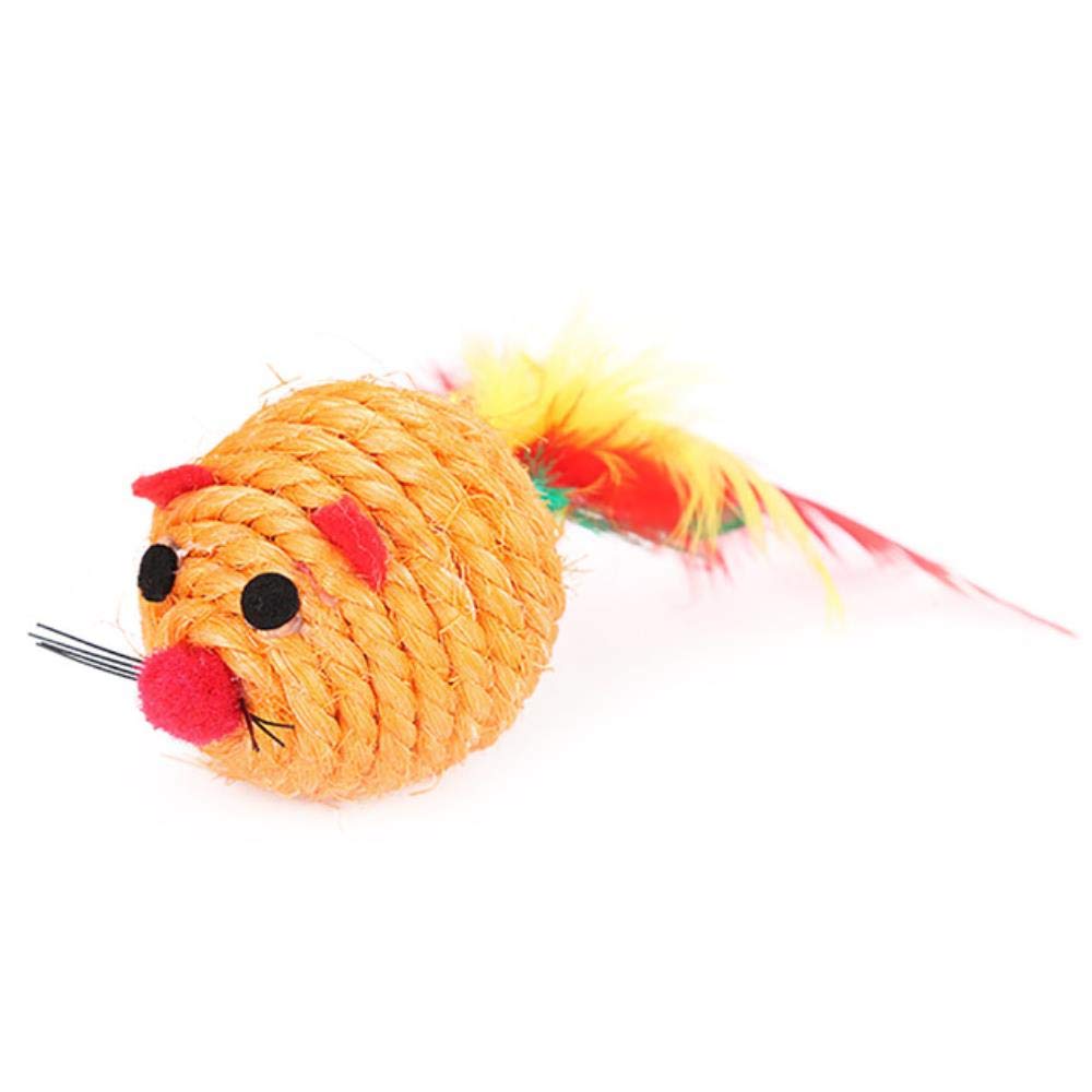 WYCYZJ Funny Cat Toy Cat Pet Toy Stick Fishing Rod Kitten Teaser Rainbow Streamer Interactive Cat Play Wand With Feather Toys For Cats,15