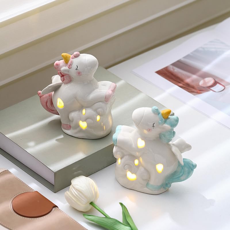 Lámpara de Mesa Unicornio Rosa para Niños miniatura 6