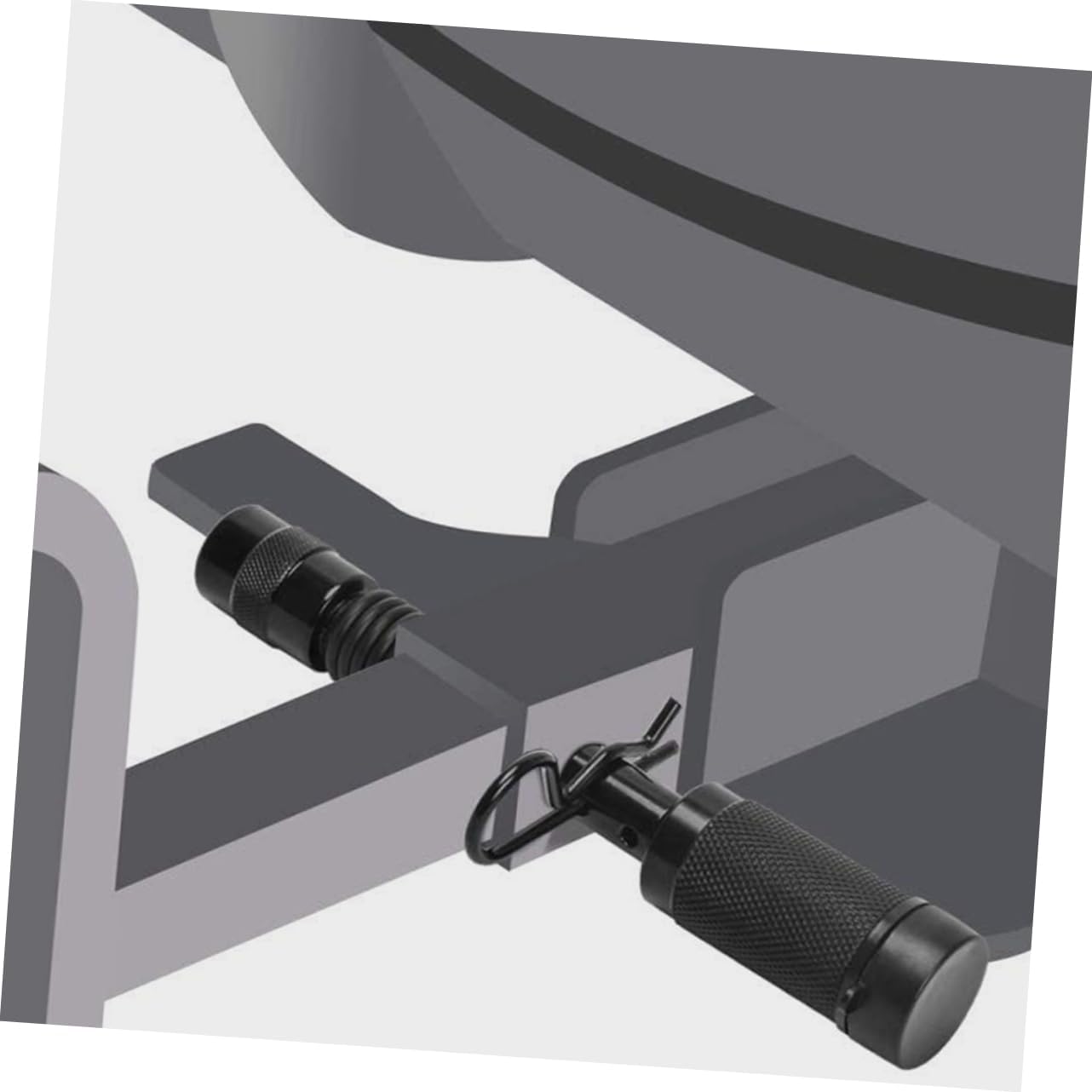 2 Sets Trailer Hitch Lock Set Includes Receiver Coupler Latch Trailer Coupler Lock Durable Weather Resistant Efficient Locking