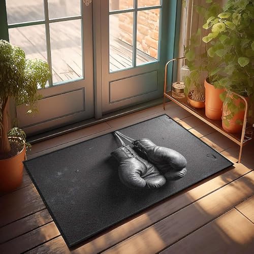 MZBS Outdoor Door Mat Boxing Gloves Wall Decor 40x60cm