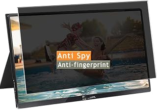 Vaxson Privacy Screen Protector, compatible with Arzopa Portable Monitor A1 Gamut 15.6" Anti Spy Film Protectors Sticker [ Not Tempered Glass ]