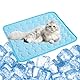 Sporgo Kühlmatte für Hunde: Haustier Kühlmatte Hund Katze Selbst Kühlende Hundematte,Kühlmatte Sommer Zerstreut Wärme von Ihrem Haustier, Selbstkühlend Matte Hunde Katzen Waschbar, Blau (62 x 50CM)