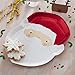 Produktbild Ginger Ray SAN-319 Red Foiled Santa Shaped Christmas Paper Plates 8 Pack Platte, Papier, rot