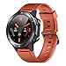Produktbild Smartwatch 5ATM Wasserdicht Fitness Tracker 1.3 Zoll Touchscreen Armbanduhr Aktivitätstracker mit Herzfrequenz Schlafmonitor Schrittzähler Wettervorhersage für Damen Herren Kompatibel Android iOS