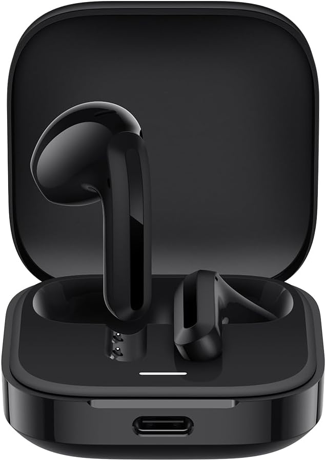 XIAOMI Redmi Buds 6 Active–Auricolari wireless Bluetooth semi-in-ear Riduzione del rumore a doppio microfono Fino a 6h+30h di durata della batteria Bluetooth 5.4 Google Fast Pair nero