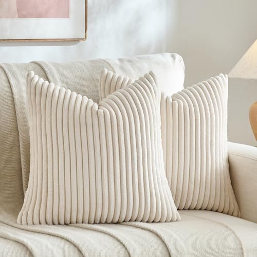 Fancy Homi Set of 2 Cream Boho Neutral Decorative Throw