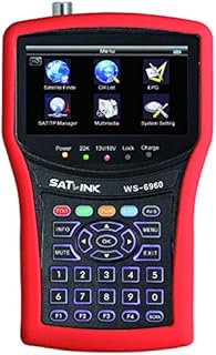 SATLINK WS-6960 DVB-S&DVB-S2 HD MPEG4 Satellite Finder Satellite Meter Constellation Analyzer 4.3 Inch LCD Screen