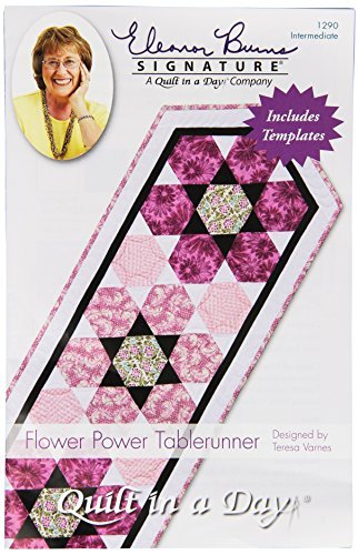 Quilt In A Day Flower Power Eleanor Burns Patterns Tablerunner by Quilt In A Day
