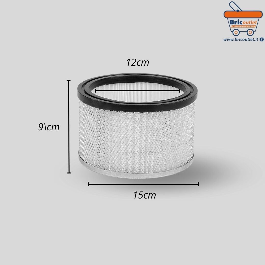 Aspicenere 18LT, Inossidabile, Bidone Aspira Aspirapolvere Aspiratori industriali 1200W con filtro e tubo inclusi