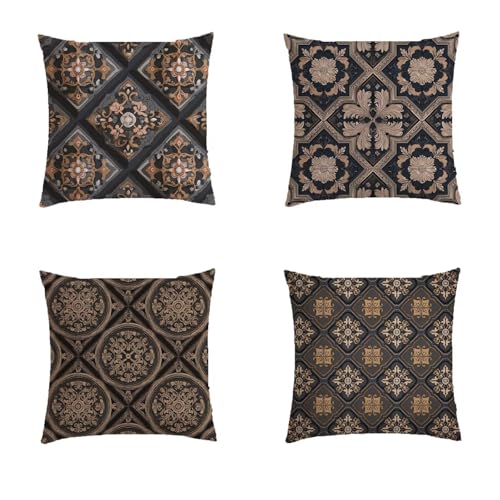 Lot de 4 housses de coussin 60x60 pour canapé de terrasse - 2