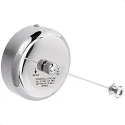 Varal de Parede Retrátil em Aço Inox Com Corda Nylon Recolhivel Extensível Cromado Lavanderia Casa Apartamento Varanda Roupa Prático Discreto - SHACK