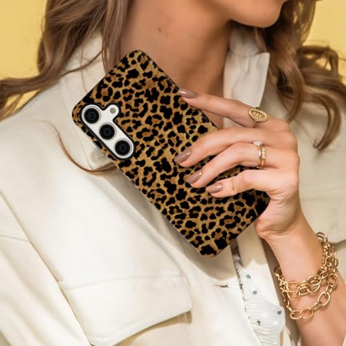 Svanove Cheetah Print Phone Case for Samsung Galaxy A15 5G Girly, Cute Leopard Case for Women, Luxury Trendy Retro Animal Print Design, Aesthetic Pattern Y2k Hard Shell Plastic Cover, Brown Fall - Image 6