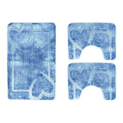 SaRani Set Tappeti Bagno Taris Tris Doccia Bidet