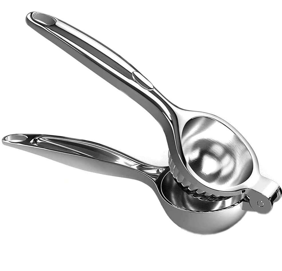 Sukhrup Heavy Duty Stainless Steel Lemon Juicer, Manual Press Lemon Squeezer, Manual Citrus Press Juicer and Lime Squeezer, Nimbu Presser for Kitchen 1Pcs