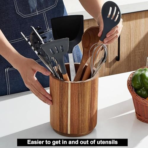 Porte-couverts rotatif grand format 18 cm pour simplifier vos repas - 4