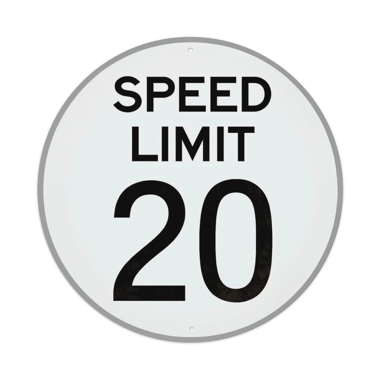 Jdyansheng Vintage Speed Limit Twenty Sign Print Tin Sign Metal Poster Metal Signs For Home Man Cave Bar Cafe Kitchen Laundry Room Wall Decorations 8X8 Inches