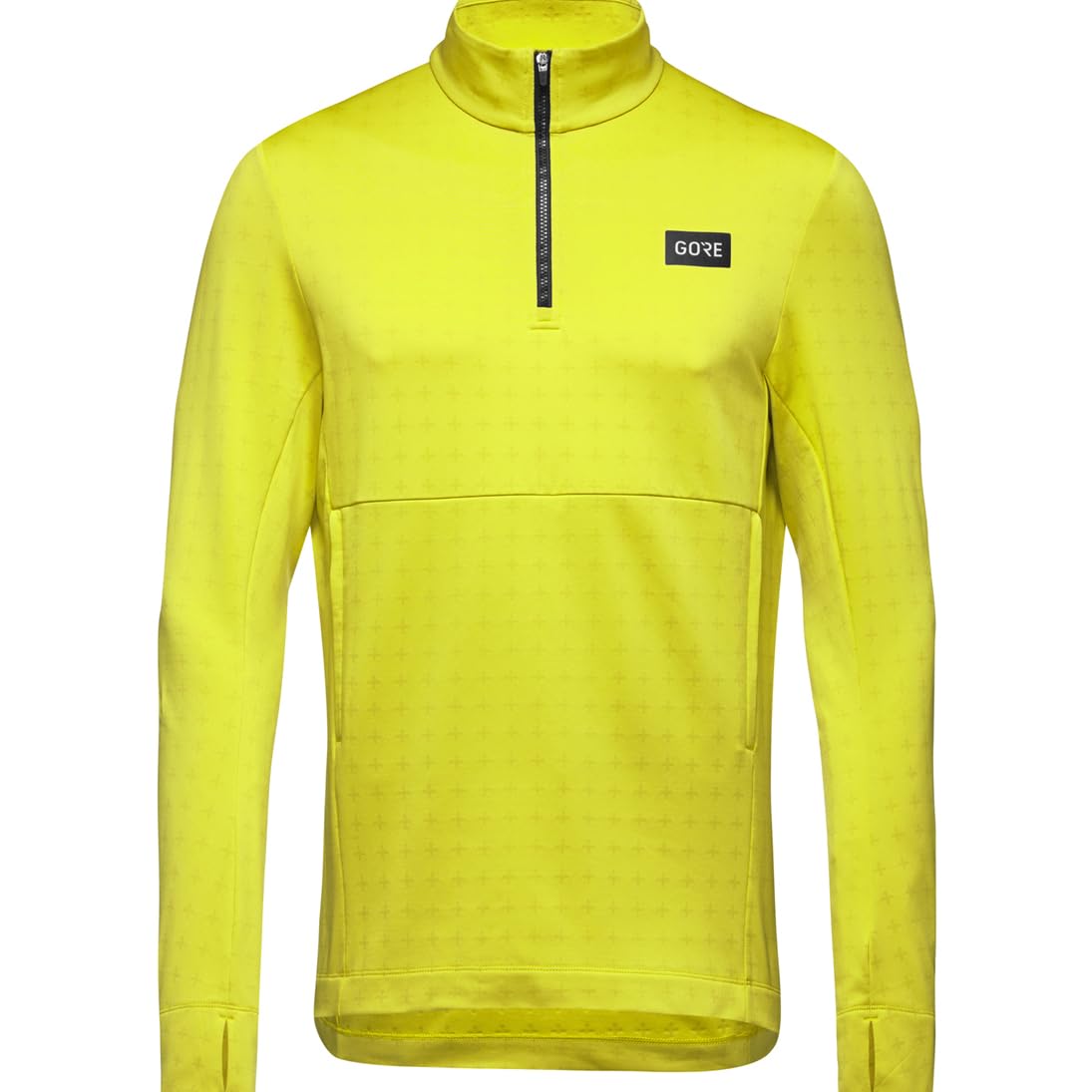 GOREWEAR Everyday Thermo 1/4-Zip Mens, Neon Yellow, XXL