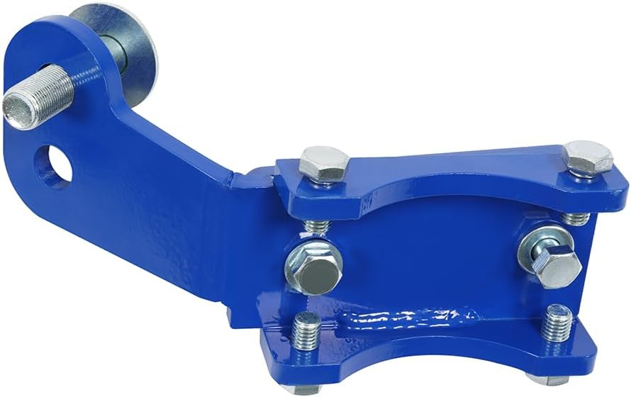 Wutist Rear Adjustable Trac Bar Compatible with Ford F53 V10 16-19.5K GVWR SS400 Steel Track Bar Powder Coated Blue