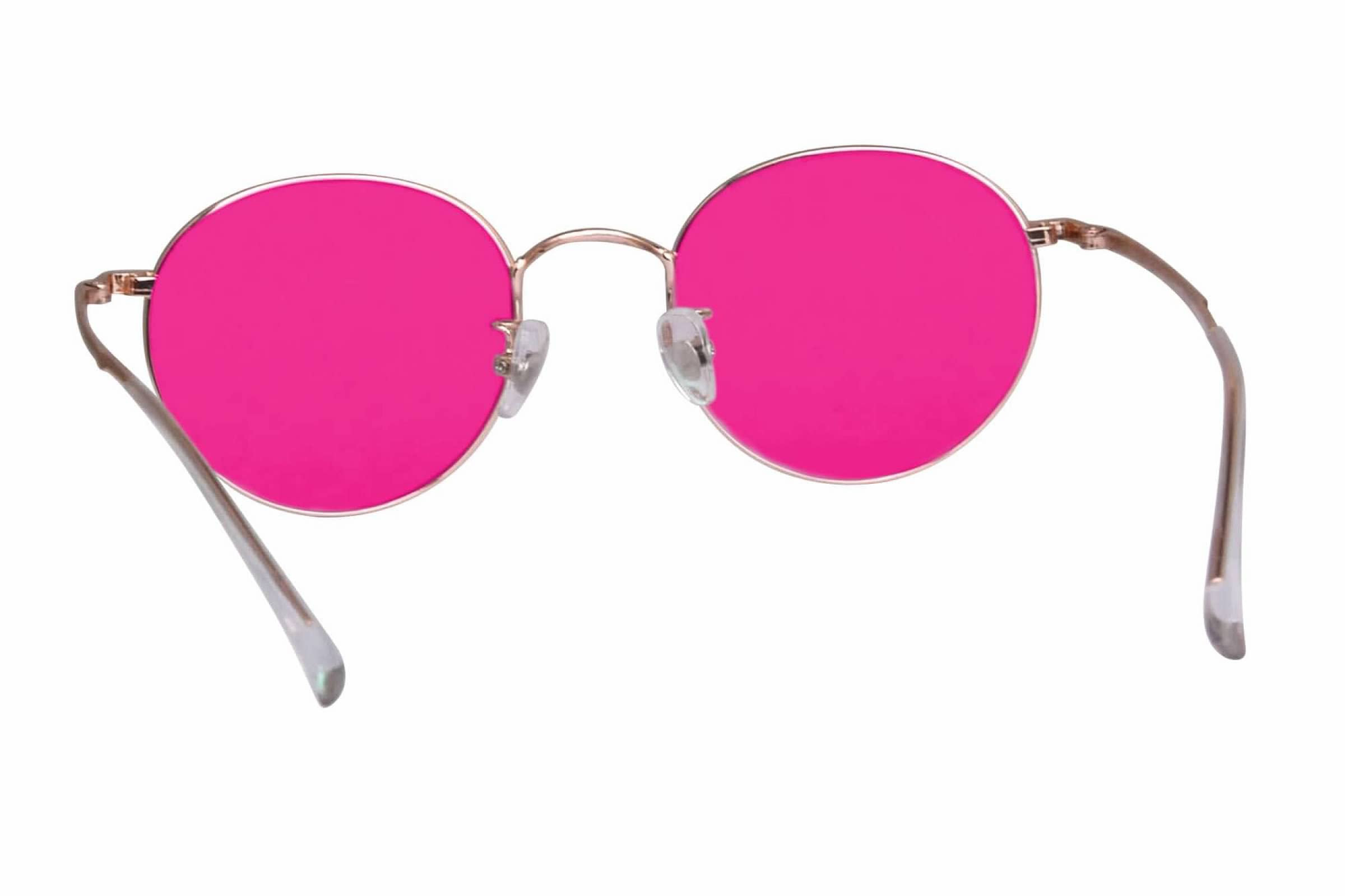 SHINU Kolorowe okulary do ślepoty dla mężczyzn oprawka tytanowa kolor oślepiane okulary przeciwsłoneczne kolorowe, które sprawia, że ludzie widzą-NCB8011, C1, M
