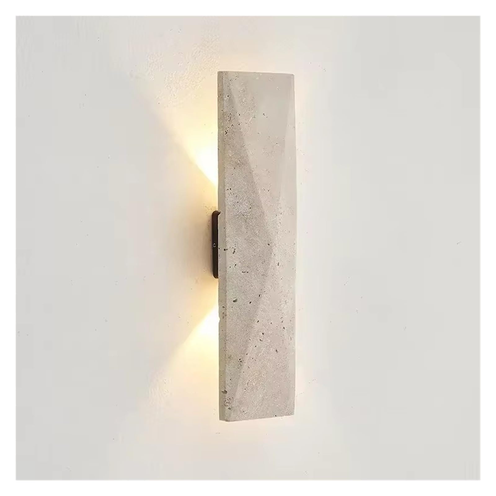 Apliques de pared LED de estilo japonés con piedra travertino decorativa 8