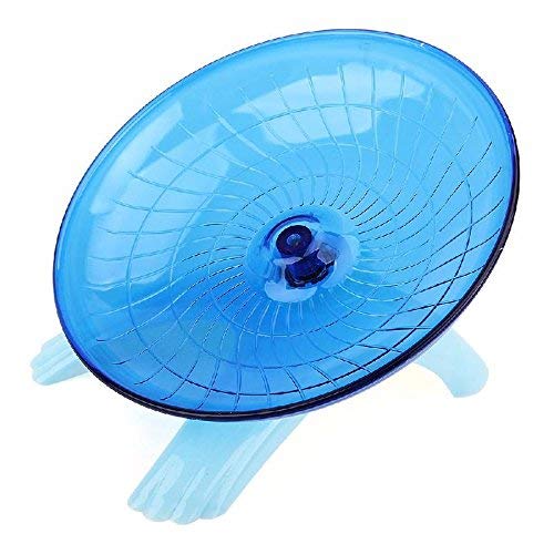 Sage Square 18cm Jumbo Silent Running Cum Jogging Cum Exercise Wheel for Hamster/Dwarf/Mice/Gerbil/Mouse - Color (Blue) 3