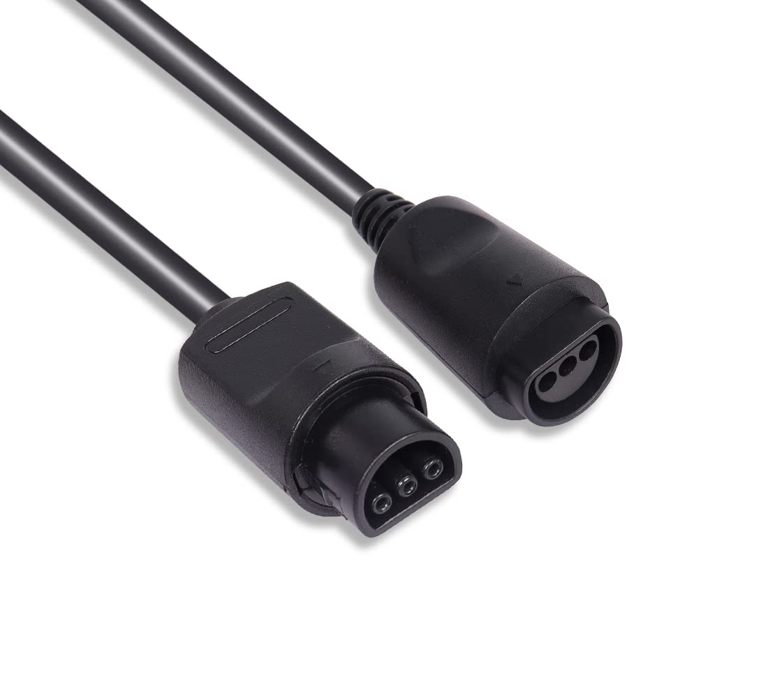 YAODHAOD N64 Gamecube - Cable de extensión de 1,8 m, 2 unidades, para Nintendo Wii Gamecube GCN