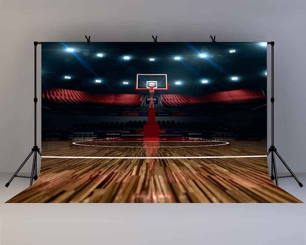 10x7ft Basketball Theme Backdrop Basketball Court Photography Background for Birthday Party Decor Banner Photo Booth Studio Props BJLY99