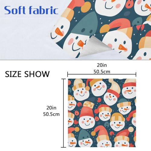 Servilletas de Tela Navidad Set 6 Multicolor 20x20in miniatura 6