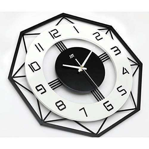 Horloge murale quartz silencieuse moderne grand format 50cm WTL - 6