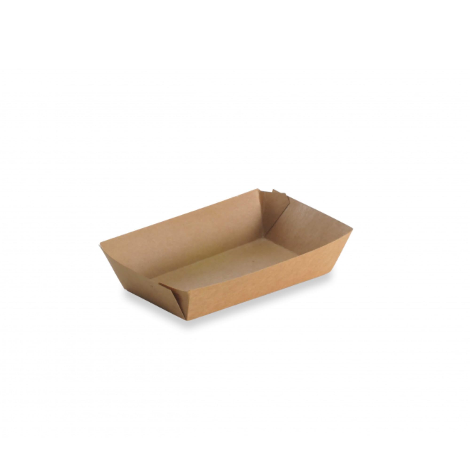 Générique 1000 Barquettes à Frites Rectangulaires en Carton Kraft Brun 11,2x6,4x4 cm - Barquettes Bateau Économiques 300 ml pour Restauration Rapide et Événements
