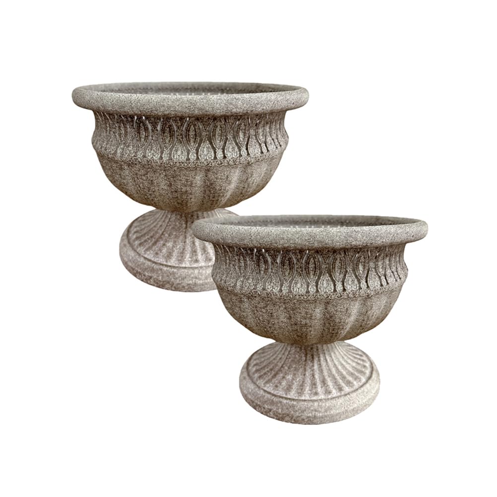 Szklanka Urna In Metallo Invecchiato Su Kamień Szklanka z Rilievi Rustic Contenttore per Piante Grasse Giardino Wewnętrzny Esterno Terrazzo Balcone Decorazione Dom Styl Rustic