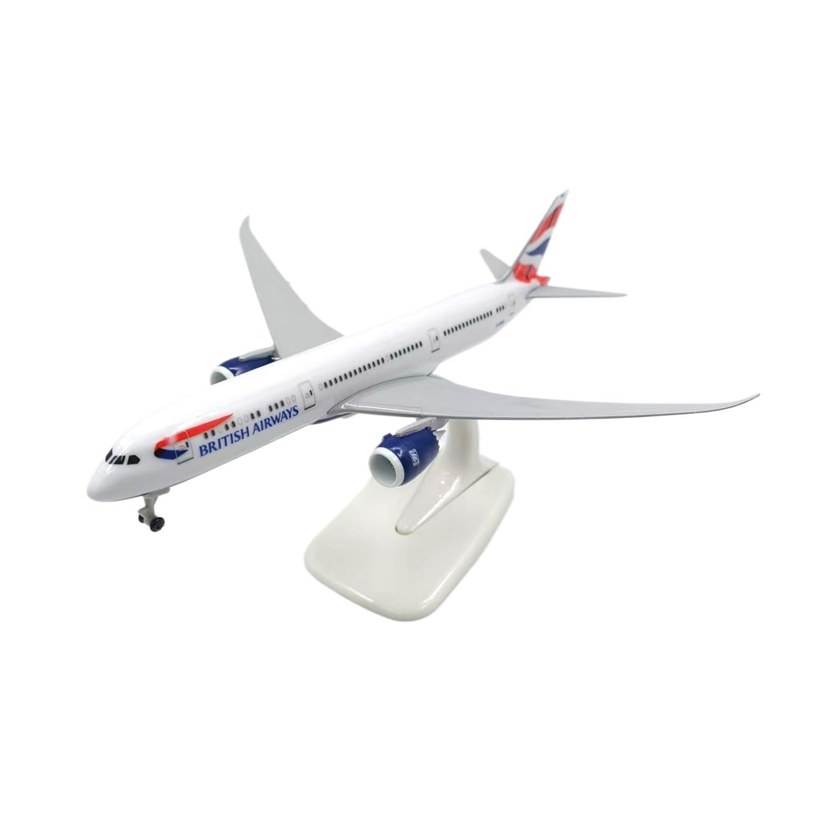 aerei a reazione 1:400 Ornamenti Per Aerei Passeggeri Modello Di Aereo In Lega Di Simulazione British Airways 787 Assemblati Con Ruote regali per piloti