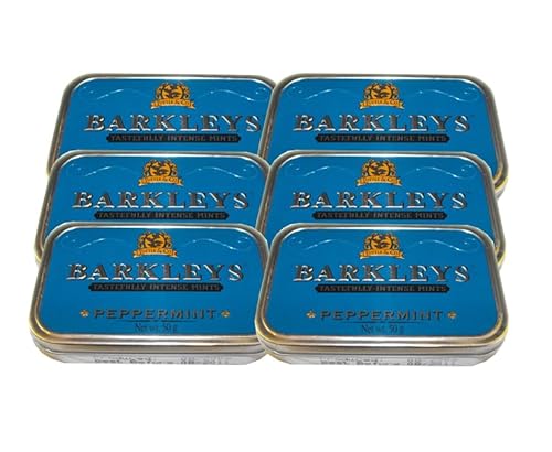 Barkleys classic peppermints in luxury tin 50g - 6 Pack