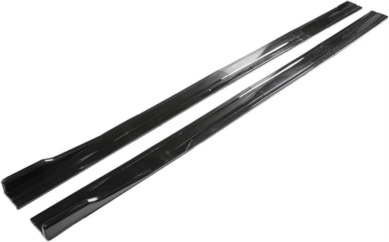 Spoiler Auto Seitenschweller 8 Stück Winglet Splitter Spoiler Für Mercedes Für Benz W205 W204 W203 C-Klasse C200 C250 C300 C350 C63 Für AMG Splitter(Schwarz)